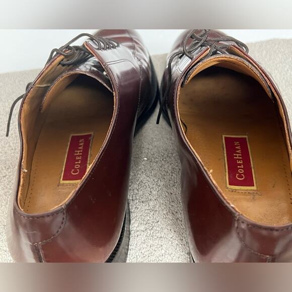 Cole Haan Mens Calhoun Dress Oxford Split Brown Leather Shoes, Size 11.5 D - Picture 9 of 10
